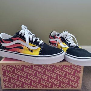 VANS OLD SKOOL FLAME SHOE 8.5